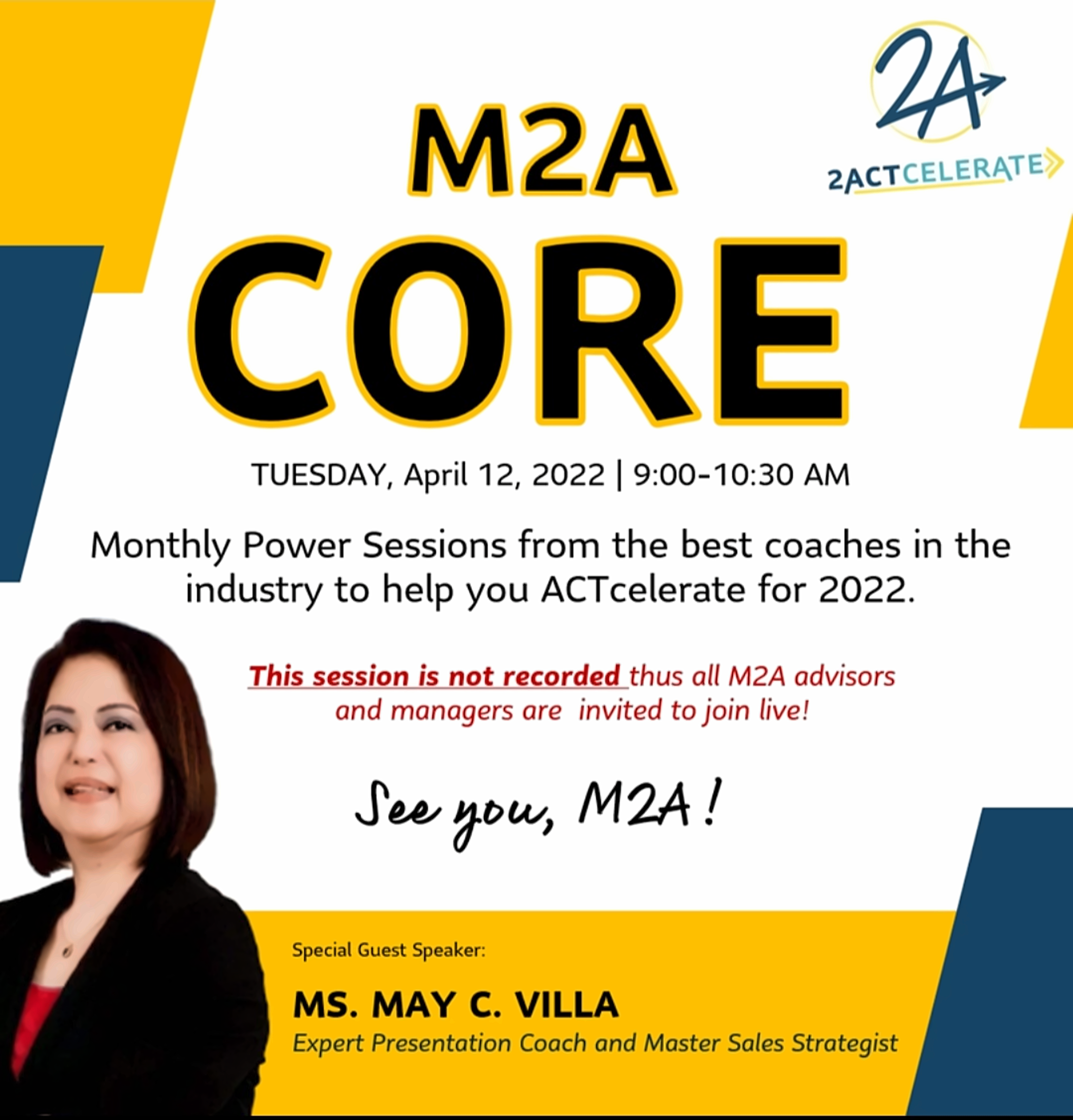MCV speaking event poster